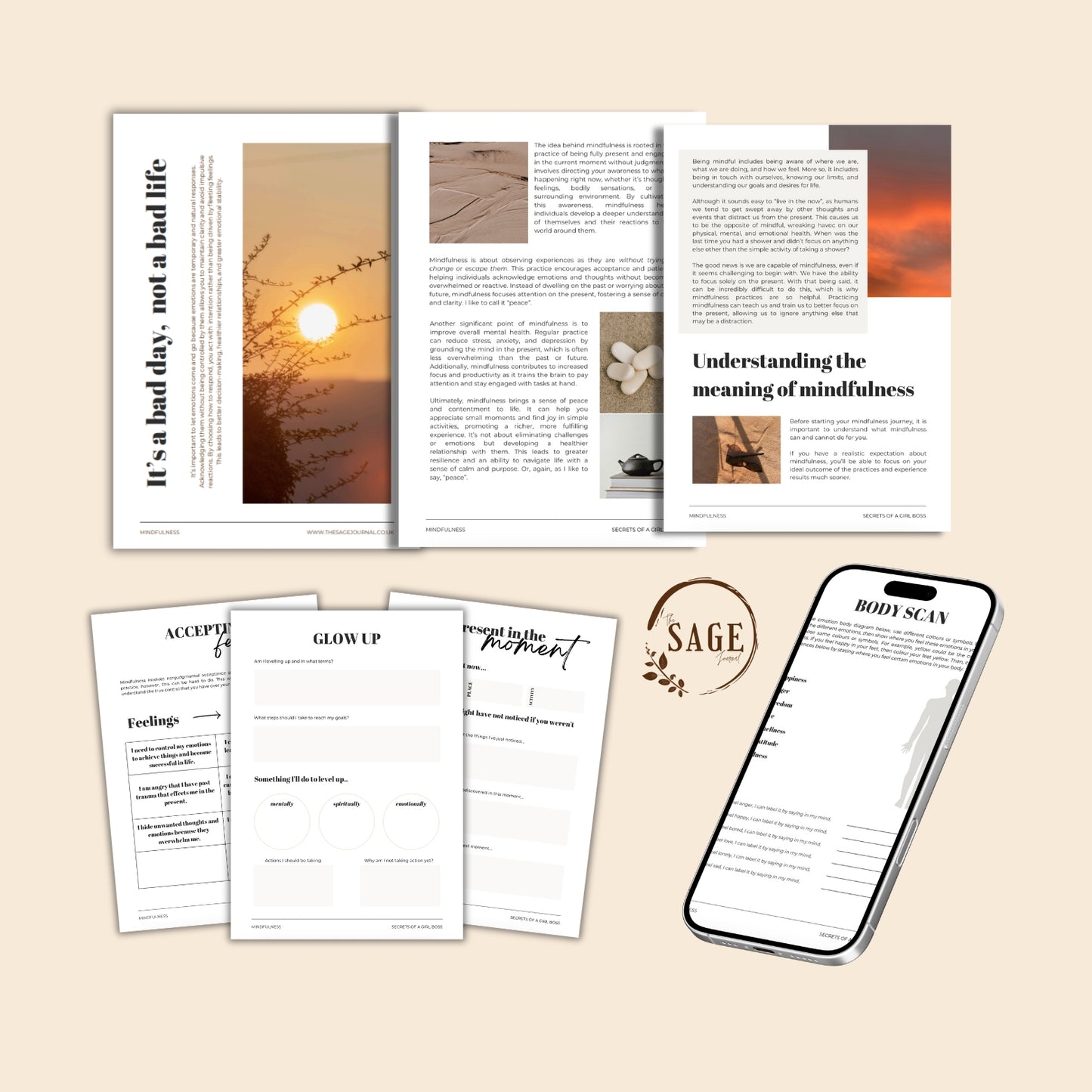 Mindfulness E-Book and Workbook